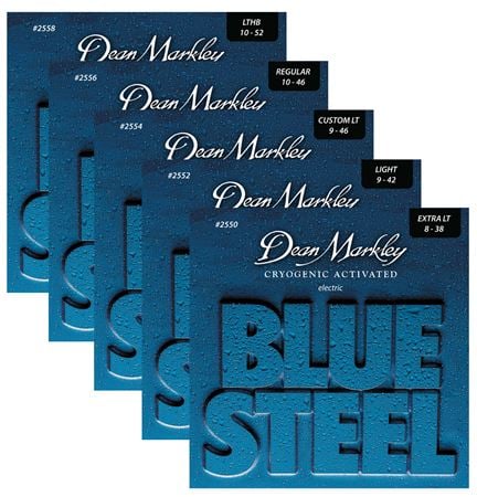 Dean Markley 2552 Blue Steel Electric Guitar Strings Front View