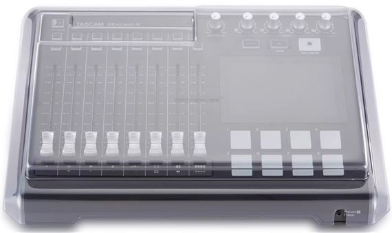 Decksaver Cover for Tascam Mixcast 4 Front View
