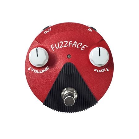 Dunlop FFM6 Band of Gypsys Fuzz Face Mini Guitar Pedal Front View