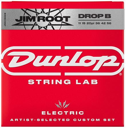Dunlop JRN1156DB Jim Root Drop B Guitar Strings Front View