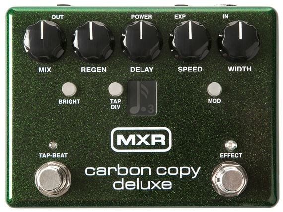 MXR M292 Carbon Copy Deluxe Analog Delay Pedal Front View