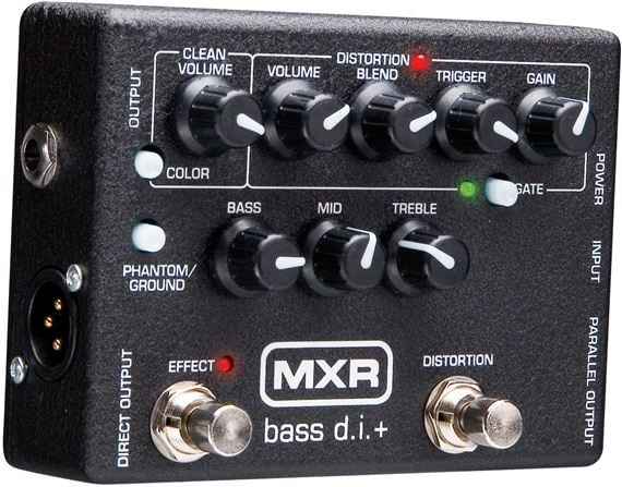 MXR M80 Bass DI Plus Direct Box Preamp Pedal with Distortion