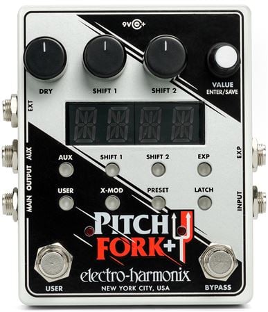 Electro Harmonix Pitch Fork Plus Polyphonic Pitch Shifter Pedal