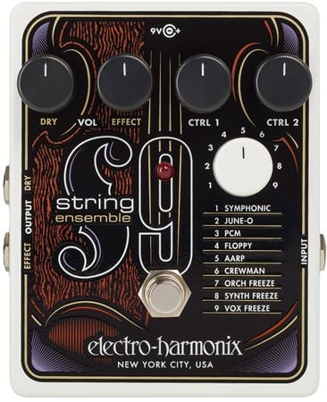 Electro Harmonix STRING9 String Ensemble Pedal Front View
