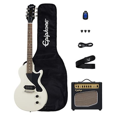 Epiphone Billie Joe Armstrong Les Paul Junior Guitar Player Pack Body View
