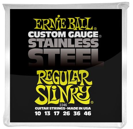 Ernie Ball Slinky Stainless Steel Wound Electric Strings