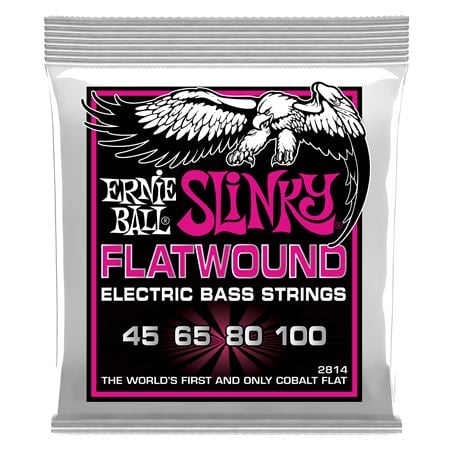 Ernie Ball Flatwound Electric Bass Strings Front View