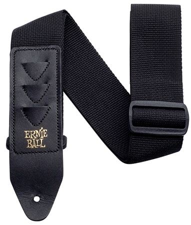 Ernie Ball Pick Holder PolyPro Guitar Strap Front View