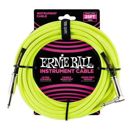 Ernie Ball Braided Instrument Cable Front View