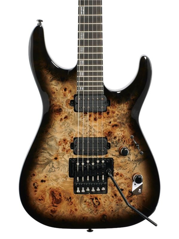 ESP LTD H-1001FR Burled Poplar Top Electric Guitar Body View