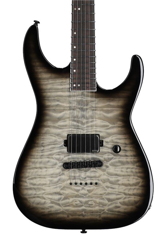 ESP LTD M1001NT QM Electric Guitar Body View