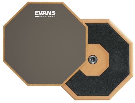 Evans 6GM 1-Sided RealFeel Speed Pad 6" Mountable Front View