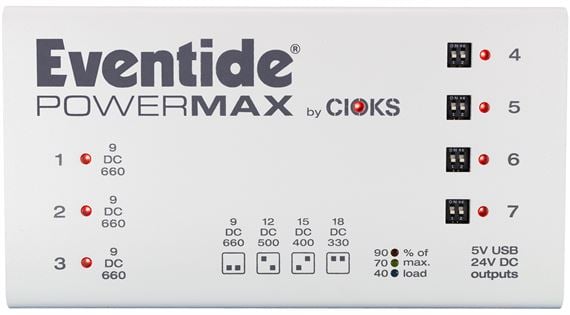 Eventide PowerMAX Pedalboard Power Supply with USB