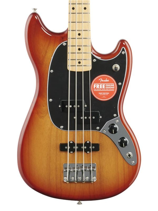 Fender Player Mustang Bass PJ Maple Fingerboard Body View