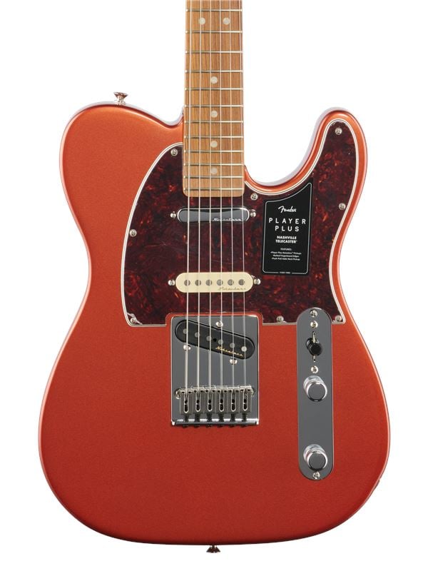 Fender Player Plus Nashville Telecaster Guitar Pau Ferro with Bag Body View