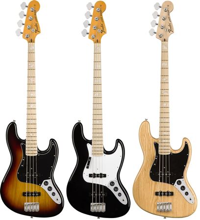 Fender American Original 70s Jazz Bass Guitar with Case