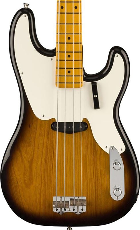 Fender American Vintage II 1954 Precision Bass Maple with Case Front View