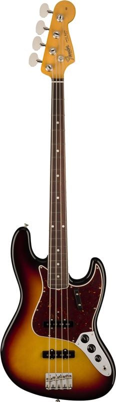 Fender American Vintage II 1966 Jazz Bass Rosewood with Case Body View