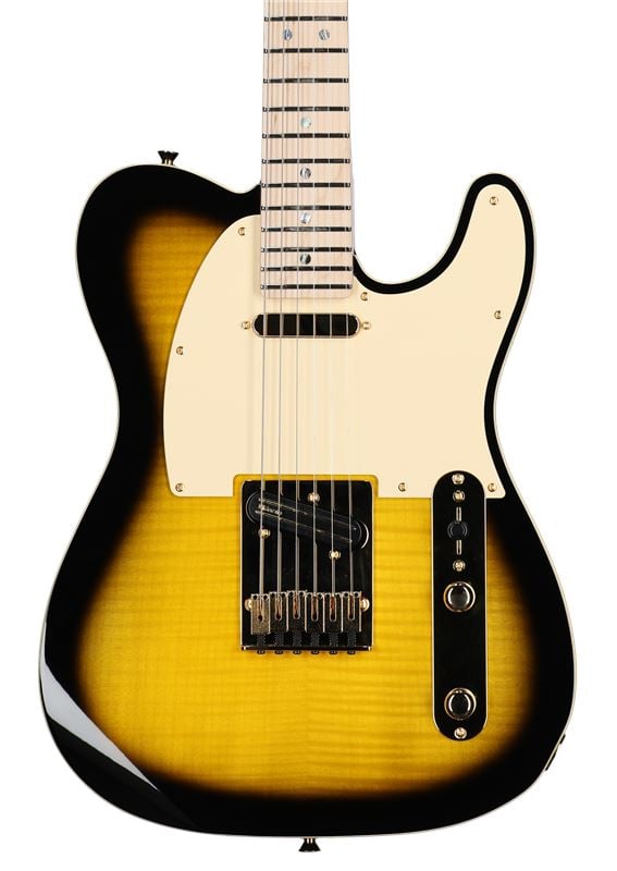 Fender Richie Kotzen Telecaster Flame Maple Top Electric Guitar Body View