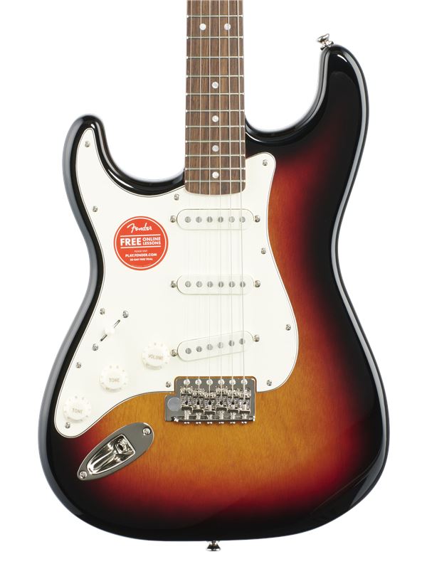 Squier Classic Vibe 60s Stratocaster Left Handed Electric Guitar Body View