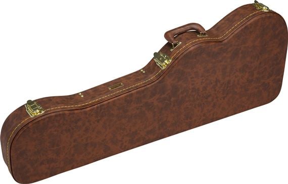 Fender Poodle Case for Strat or Tele Brown Body View
