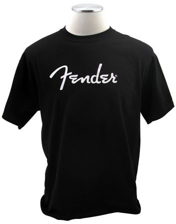 Fender Spaghetti Logo T Shirt Music Clothing Front View