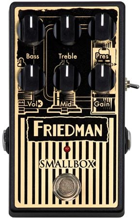 Friedman Smallbox Overdrive Pedal Front View