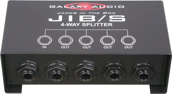 Galaxy Audio JIBS 4-Way 1/4in Splitter