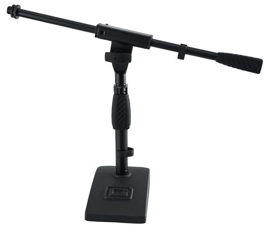 Gator Frameworks GFW-MIC-0821 Compact Base Bass Drum and Amp Mic Stand Front View