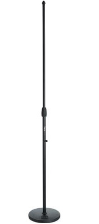 Gator GFW-MIC-1000 Standard Round Base Mic Stand Front View