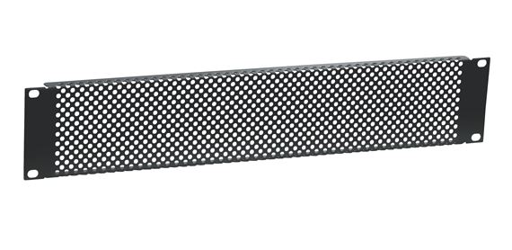 Gator GRW-PNLPRF1 1U Perforated Flanged Panel Front View
