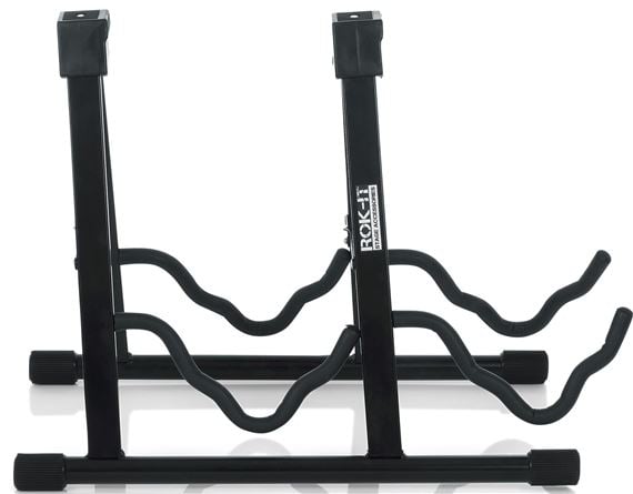 Gator RI-GTRAU2X ROK-IT Double A-Frame Guitar Stand Front View