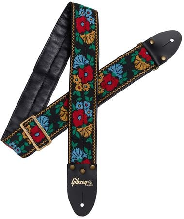 Gibson Handmade Guitar Strap Front View