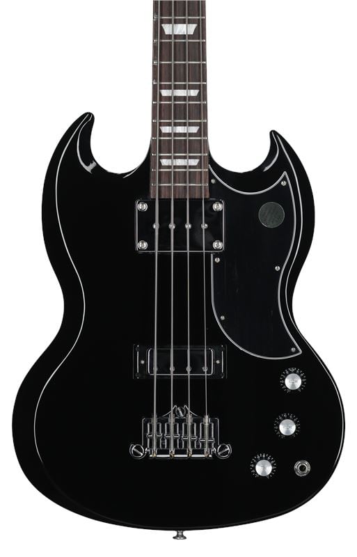 Gibson SG Standard Bass Guitar with Hard Case Front View