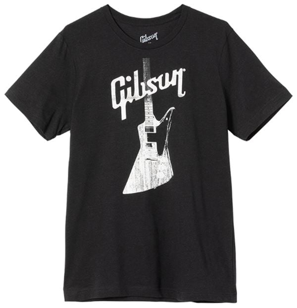 Gibson Explorer T-Shirt Black Front View