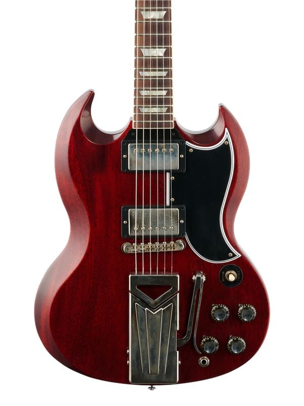 Gibson Custom 60th Anniversary 1961 Les Paul SG Standard VOS Cherry Red with Case Body View