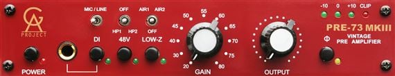 Golden Age Project Pre73 MKIII Microphone Preamp