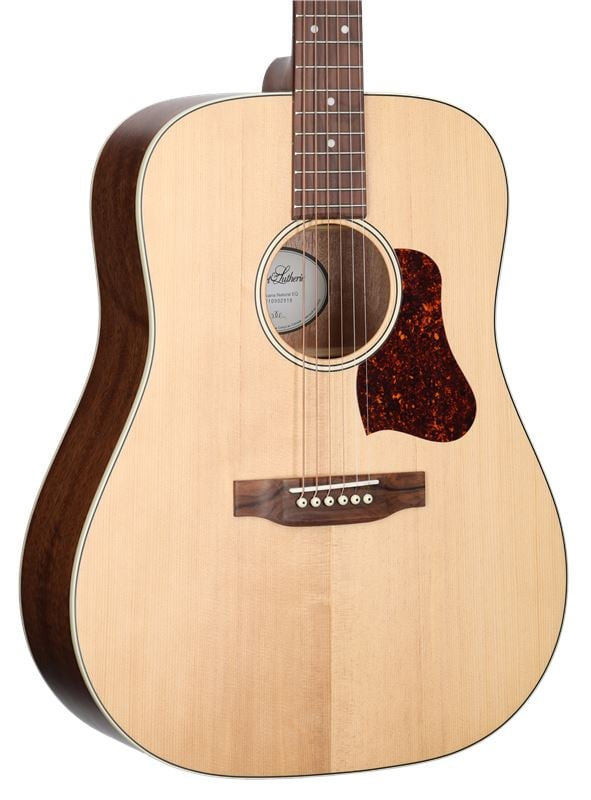 Art & Lutherie Americana Acoustic Electric Guitar Natural Body Angled View