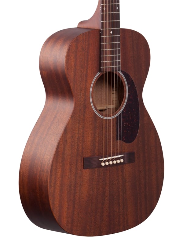Guild M20 Concert Acoustic Guitar Natural Body Angled View