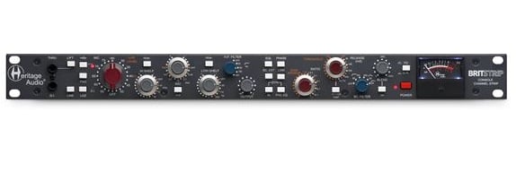 Heritage Audio Britstrip Microphone Channel Strip Front View