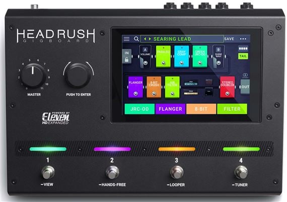 HeadRush Gigboard Guitar Effects and Amp Modeling Front View