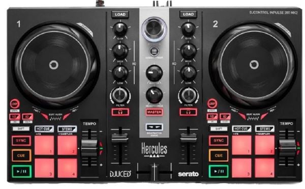 Hercules DJ Control Inpulse 200 MK 2 DJ Controller Front View