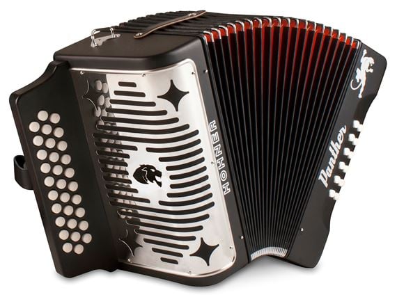 Hohner 3100FB Panther Diatonic Accordion FBbEb Front View