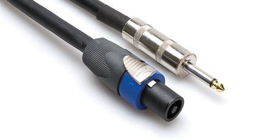 Hosa SKT Edge 12 Gauge Speaker Cables Speakon to 1/4 Inch TS