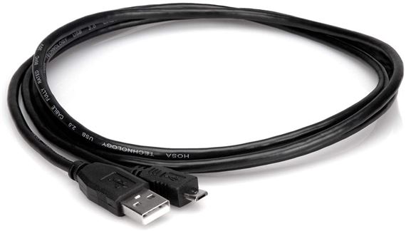 Hosa USB-106AC USB Cable Type A to Micro-B 6 foot
