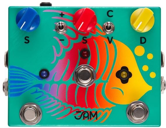 JAM Pedals Ripply Fall Chorus Vibrato Phaser Pedal Front View
