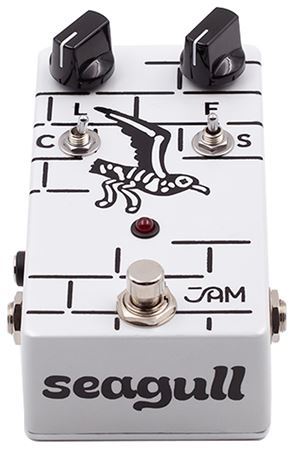 JAM Pedals Seagull Cocked Wah Pedal Front View