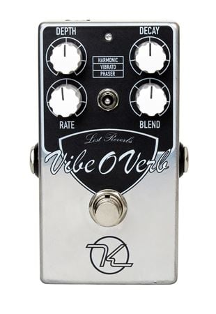 Keeley Vibeoverb Reverb Machine Pedal Front View