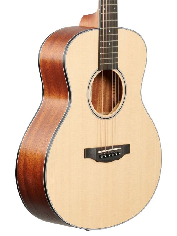 Kepma K3 Mini 36 Acoustic Guitar Body Angled View