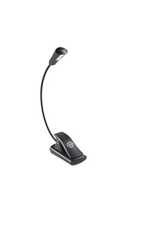 K&M 12242 2 LED Flexlight Music Stand Light Front View